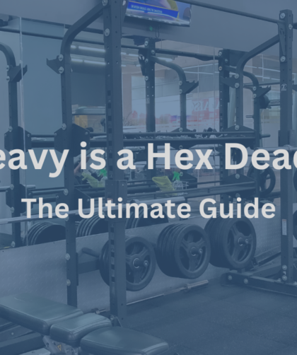 Gym equipment in a fitness center, featured in the article 'How Heavy is a Hex Deadlift Bar?' explaining hex bar weights and their role in strength training