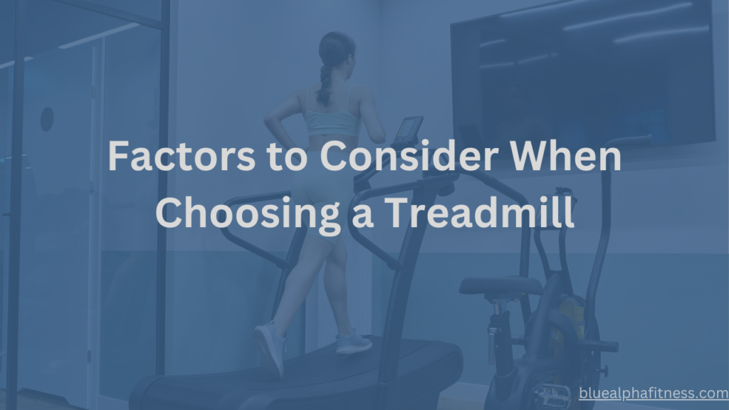 Person using a treadmill of their choice in a gym, reflecting on the factors to consider when choosing a treadmill, while thinking about its weight and overall suitability.