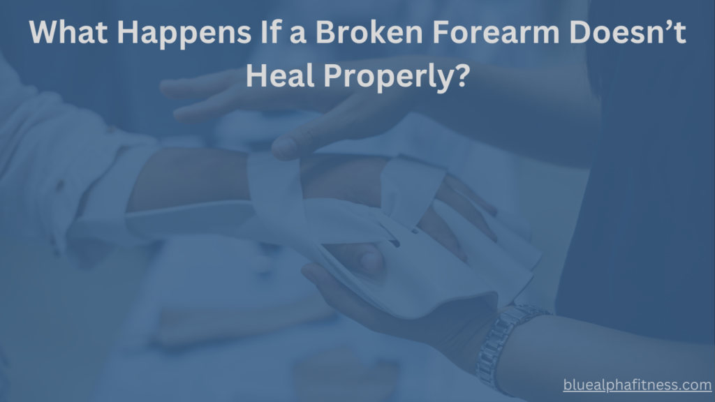Close-up of a professional removing a patient's forearm cast to examine a bone not healing properly.