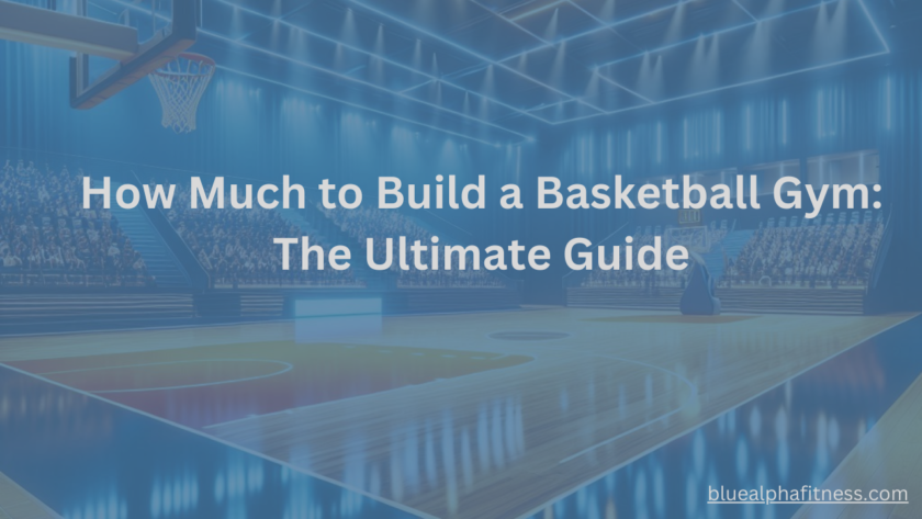 Modern basketball gym interior with a polished wooden court, professional hoops, seating, and bright overhead lights, illustrating the cost considerations for building a basketball gym.