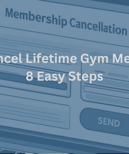 Close-up of an email draft on a laptop screen, illustrating how to cancel Lifetime Gym membership by sending a cancellation request.