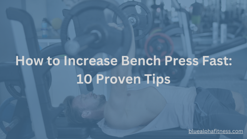 Person performing bench press with proper form, focusing on controlled movement and correct posture to maximize strength gains. This technique is essential for those learning how to increase bench press fast, ensuring efficient muscle engagement and minimizing the risk of injury.