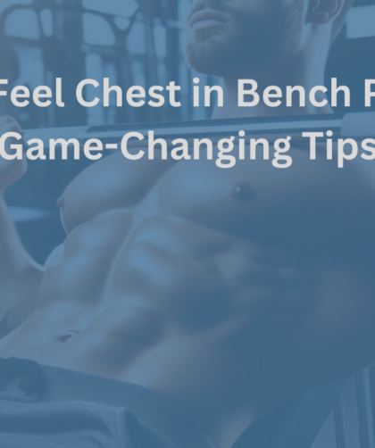 Person performing a bench press with perfect form, focusing on how to feel chest activation, highlighting the pectoral muscles contracting for optimal engagement.