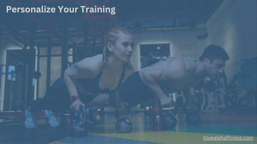 A male bodybuilder and a lean female athlete performing push-ups side by side, illustrating how different body types require personalized training—helping you decide if working out your chest daily is right for you.